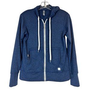 Vuori Halo Performance Blue Hoodie Jacket XS